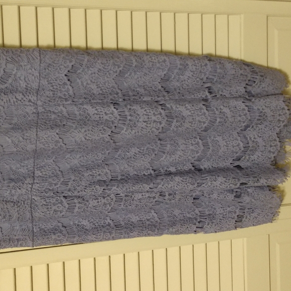 Intimately Free People Daydream Bodycon Blue Lace Backless Dress Size Large - Picture 5 of 14